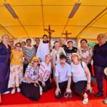 grup de credincioși catolici din Galați și Foltești (pelerinaj la Cacica, 15 august 2021)